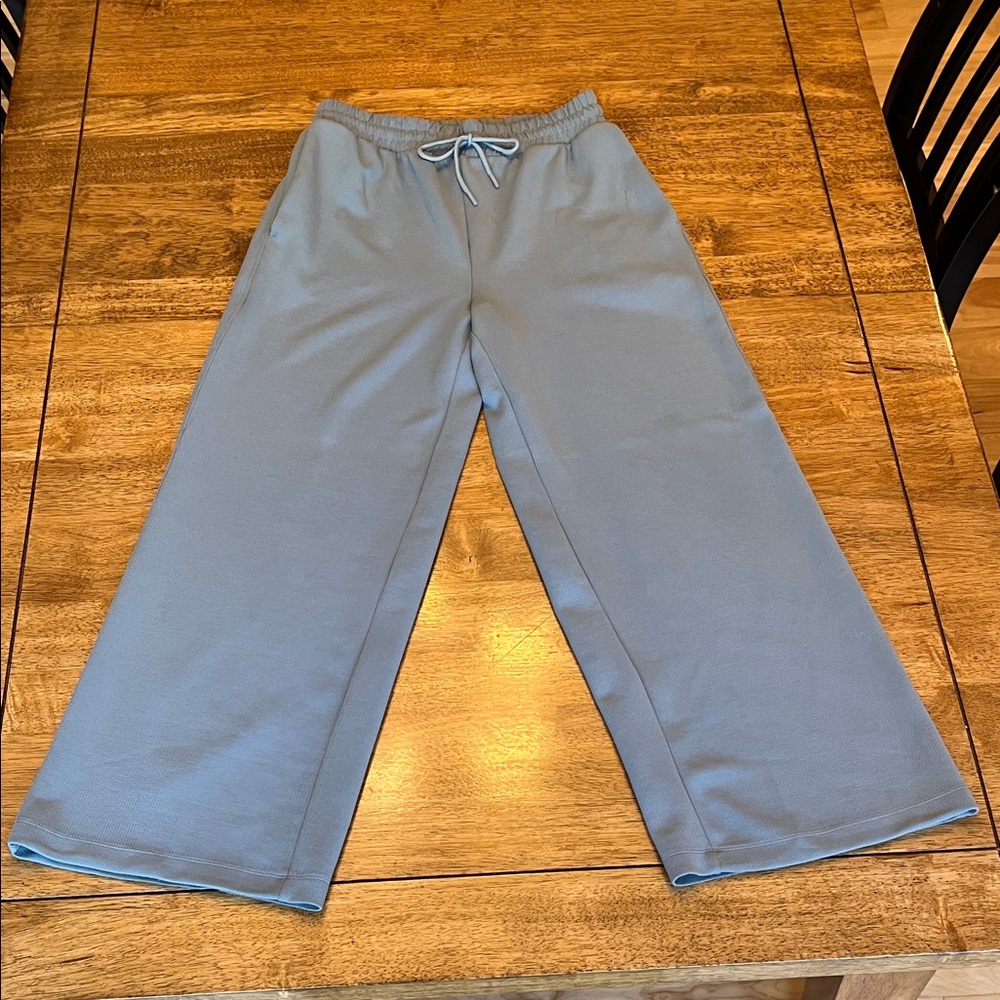 All in Motion Ribbed Sky Blue Lounge Pants